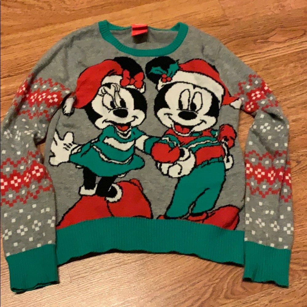 Mickey and Minnie Christmas Sweater